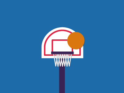 Basket basket basketball hoop icon illustration nelson silva vector