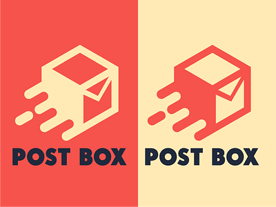 Post Box Logo box design logo design logotype post post box logo