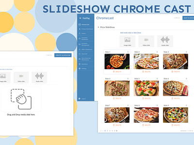 Slideshow Chrome cast business design retail slideshow ui uidesign web design