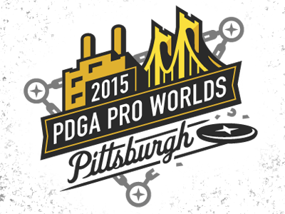 Pittsburgh Disc Golf bridge chains disc golf logo pittsburgh tournament worlds