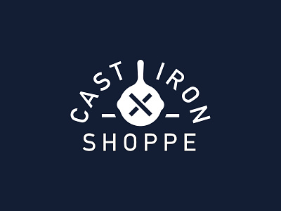 Cast Iron Shoppe cast iron pan logo