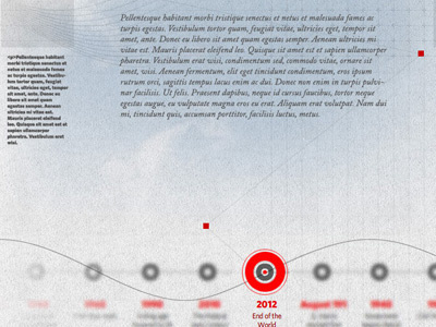 Timeline Concept conceptual website
