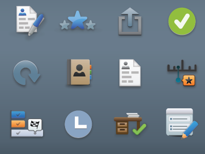 Workday App Icons digital illustration icons