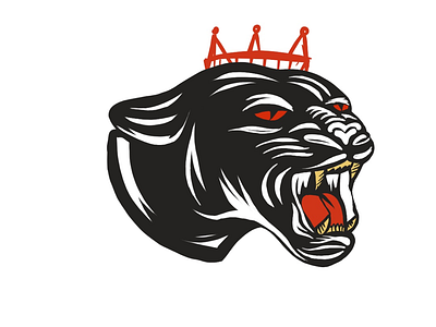 Black mamba logo desgin drawing tiger