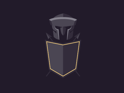 Knight armor helmet illustration illustrator knight shield spear vector