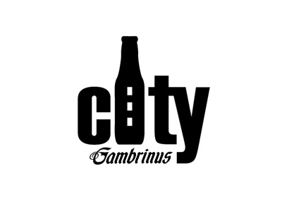 Logotype for Gambrinus/concept City city gambrinus logo town typo