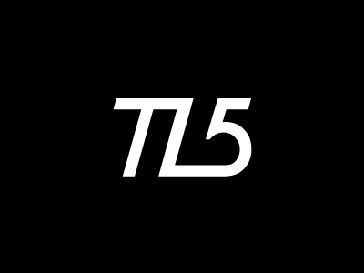 Logotype TL5 connection cooperation digital dynamic letter line logo logotype number team tl5 work