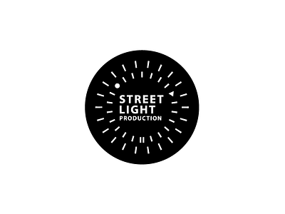 Street light production logotype 