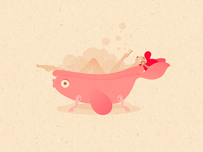 Bubblebath time bath bubble illustration surrealist vector woman