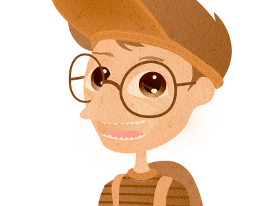 Boy boy character childrensbook figure illustration kid nerd vector