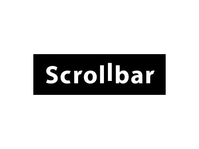Scrollbar logotype logotype negativespace sansserif scrollbar typo typography veramatys