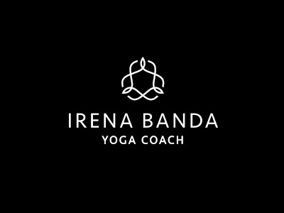 Logotype Irena Banda body logotype mind monochrome ornament sansserif typography vector veramatys yoga