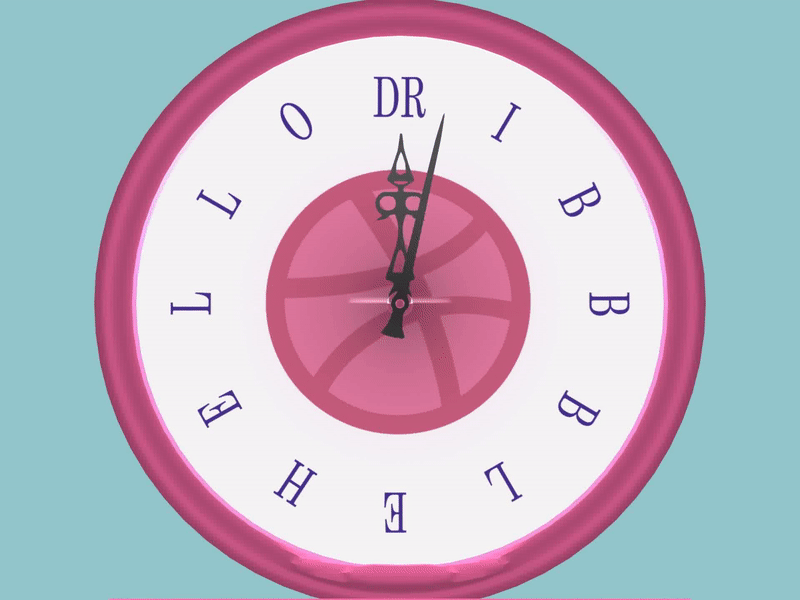 Hello Dribbble! 3d 3d animation animation ball debut design dribbble dribbbler first firstpost firstshot hello hello dribbble hellodribbble invitaion pocket pocketwatch shot thanks watch