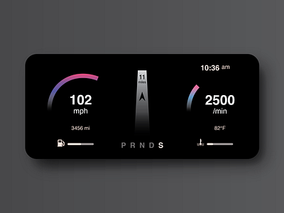 Daily UI 034 - Car Interface adobe illustrator auto automobile car car app car dashboard car interface car ui chart dailyui dailyui 034 dailyuichallenge gradual change interface minimal navigation speed ui ux vector