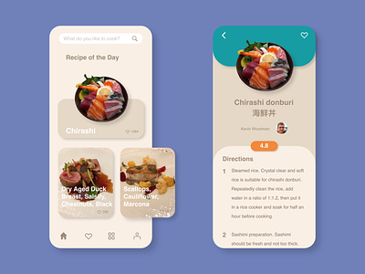 Daily UI 040 - Recipe