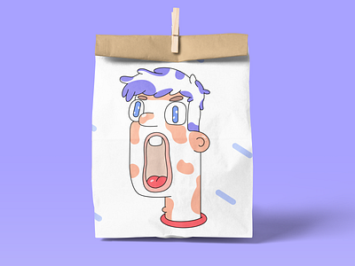 CHARACTER DESIGN FOR PACKAGING art brand identity branding character character art character design colorful design drawing graphicdesign illustration kids illustration packagedesign packaging procreate product design purple teeth tooth vector