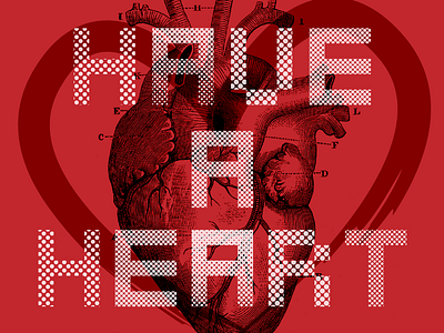 Have a Heart illustration typography