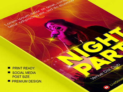 Event and Party poster and flyer design