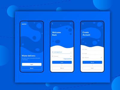 Mobile app UI design