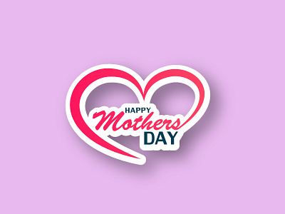 Mothers Day branding design illustration logo typography vector