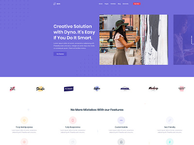 Agency Homepage for Dyno Html Template