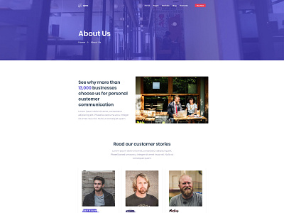 Corporate About Us Page for Dyno Html Template about about page about us about us page agency business agency business and finance corporate dyno html 5 multi purpose multipurpose template web