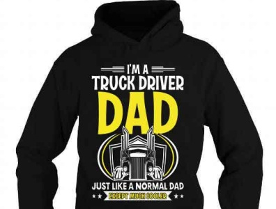 TRUCK DRIVER DAD T-SHIRT