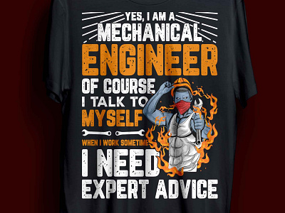 mechanical engineer t-shirt design engineer man mechanic mechanical