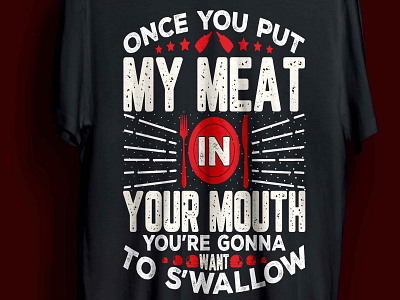 meat t-shirt design