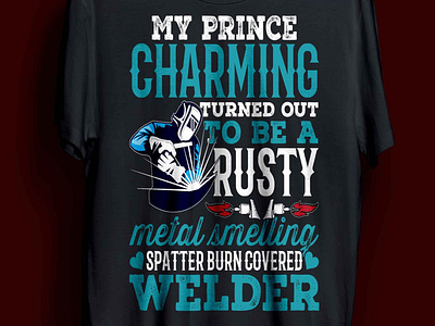 Welder charming girl welder woman