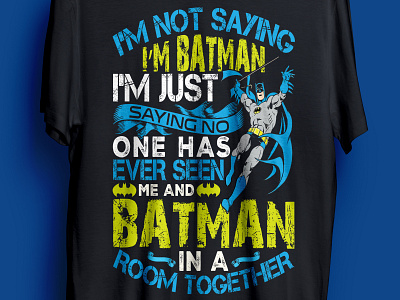Batman t-shirt design batman superhero