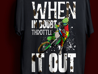 dirt t-shirt design bike dirt man motorbike