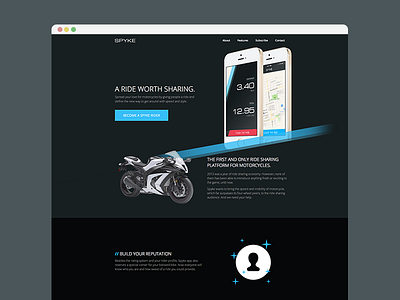 Spyke Landing Page