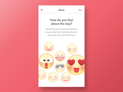 Emoticon Rating System emoticon mobile rating review system ui ux