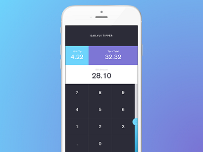 Tip Calculator - #DailyUI #004