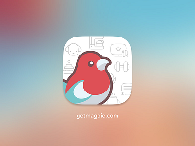 Magpie App Icon - #DailyUI #005