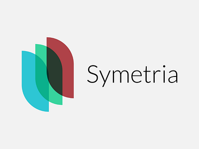 symetria branding design logo microstock minimalist modern