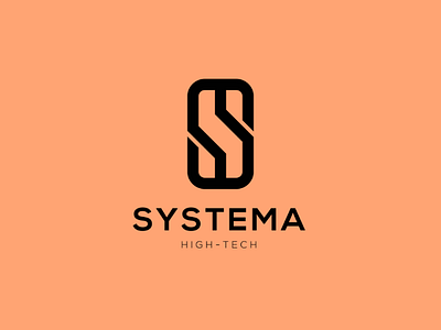 Systema ai branding design logo modern monogram technology