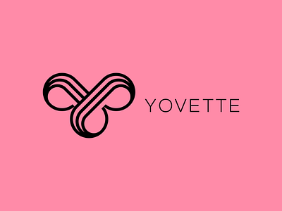 yovette branding company design fashion logo modern shop style
