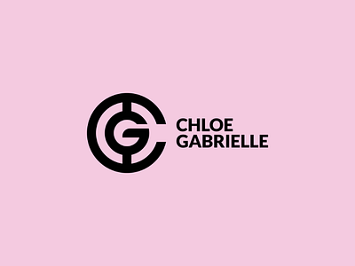 Chloe Gabrielle branding fashion high end logo monogram pink