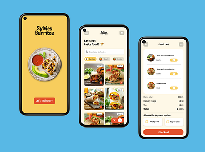 Food Delivery App adobe xd food app food delivery app mobile app mobile screens ui ui challenge