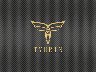 Tyurin branding design flat logo minimal vector