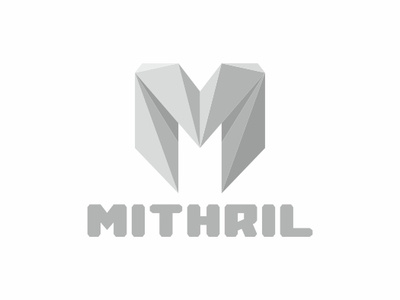 Mithril branding design logo vector