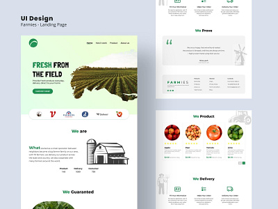 Farmies Landing Page - UI/UX