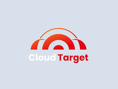 Cloud Target - Logo brand branding cloud design graphic design icon illustration logo logo design target vector