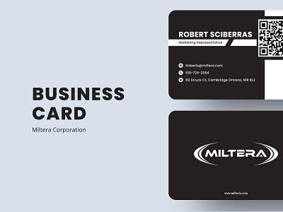 Miltera - Business Card Design