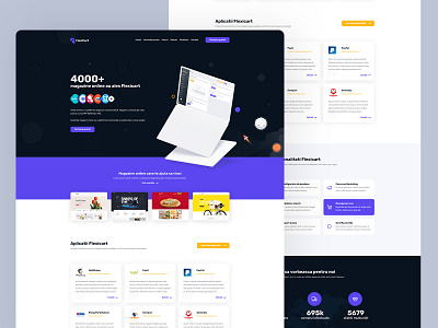 eCommerce Software Landing Page dashboard e commerce ecommerce fashion interface landing landing page market retail sale shop shopify shopify store shoping typography ui ux web web design