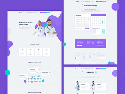 Medical Center Template doctor homepage medical medical app medical care medical psd medical website ui ux