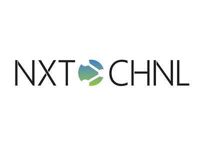 NXT CHNL Logo high tech logo design media