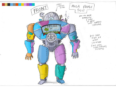 Mega Power Suit Colorstudy